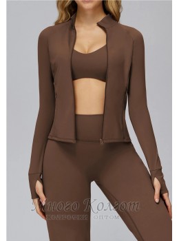 Женская кофта на змейке Crop top Calm Fit model 182